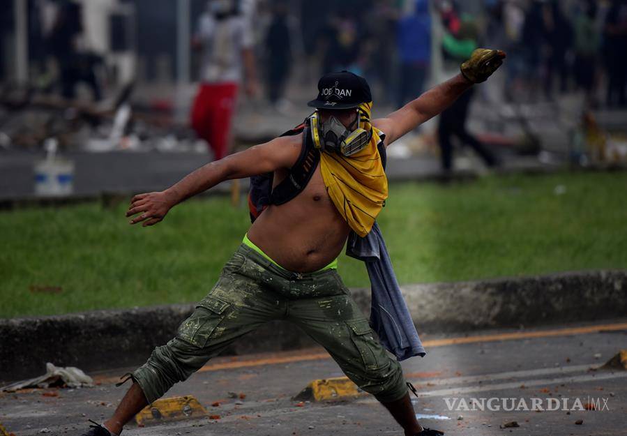 $!Así se ven las calles después de 15 de días de protestas en Colombia