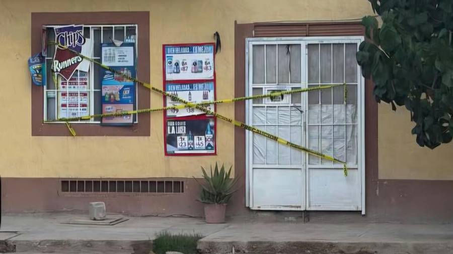 La vivienda estaba asegurada como parte de las investigaciones por feminicidio, según los familiares de la víctima.