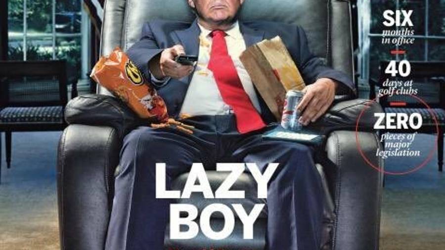 Para la revista &quot;Newsweek&quot;, Trump es un ‘chico flojo’