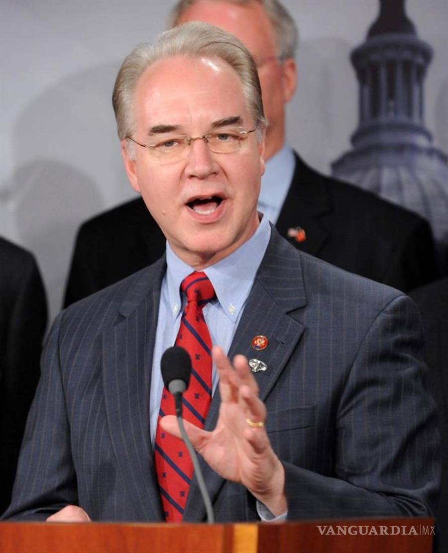 $!Tom Price, crítico de "Obamacare" será secretario de Salud