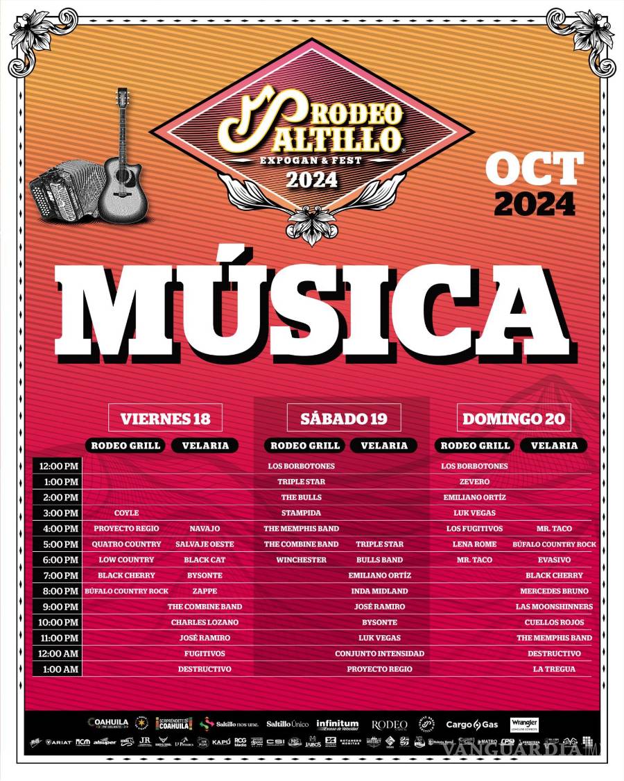 $!¿Qué hacer en Saltillo?... Teatro con Lolita Cortez y Raquel Garza, El Brujas Fest, concierto de la Orquesta Metropolitana y el Festival de Rodeo