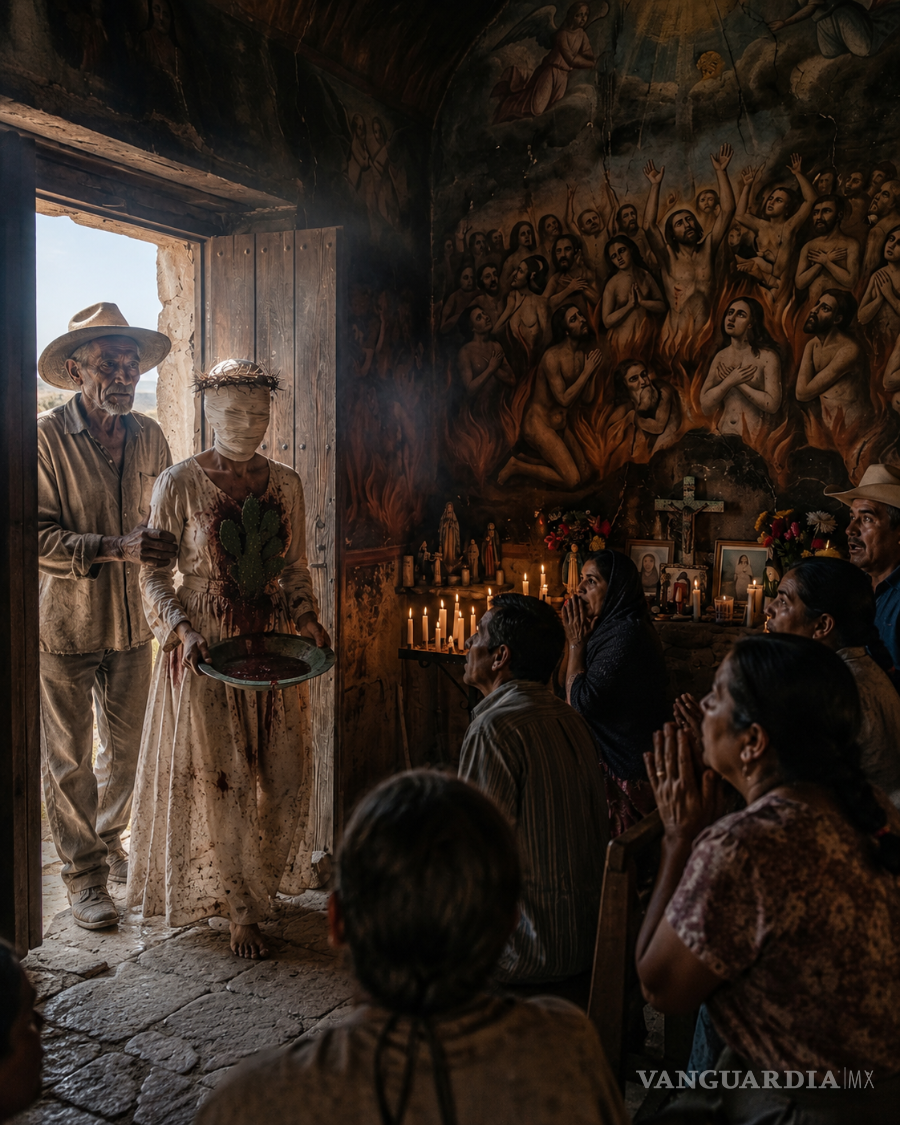 $!El anciano había prometido llevarla hasta allí. Cuando ambos cruzan la puerta, la fiesta queda atrás y la curiosidad de los habitantes empieza a convertirse en otra cosa.