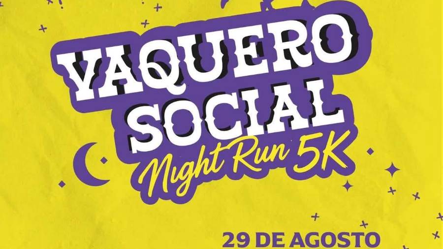El Instituto Coahuilense de la Juventud (ICOJUVE), dio a conocer que este sábado 29 de agosto, a las 9:00 de la noche, se llevará a cabo la “Vaquero Social Night run 5K”.