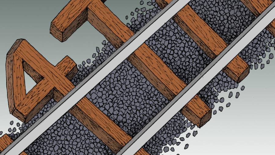 Sobre durmientes podridos