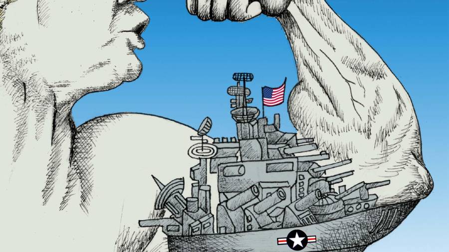 Trump, mostrando músculo