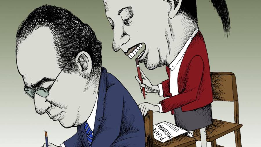 Copiando en el examen