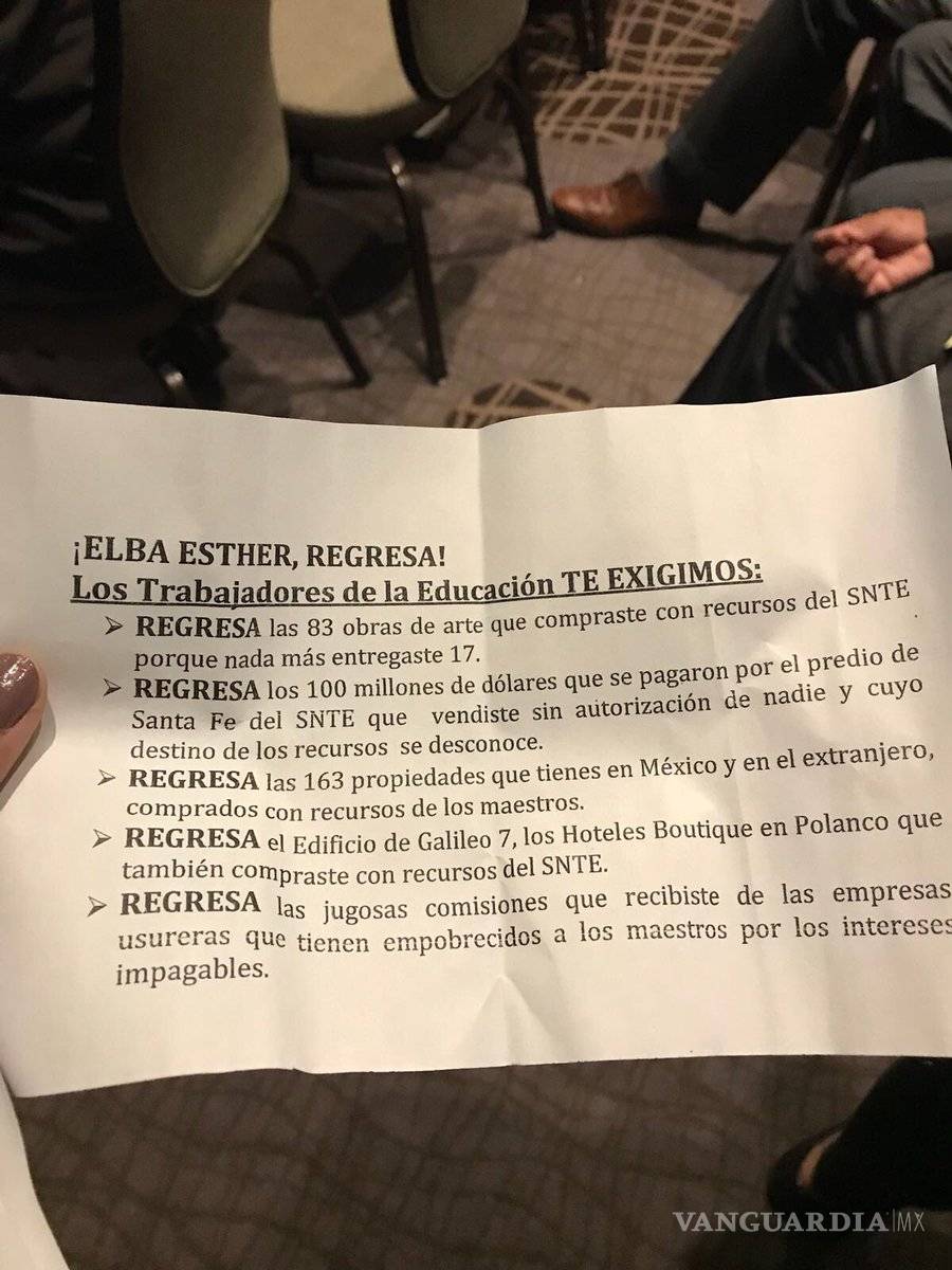 $!Regresa Elba Esther... lo que robaste al magisterio