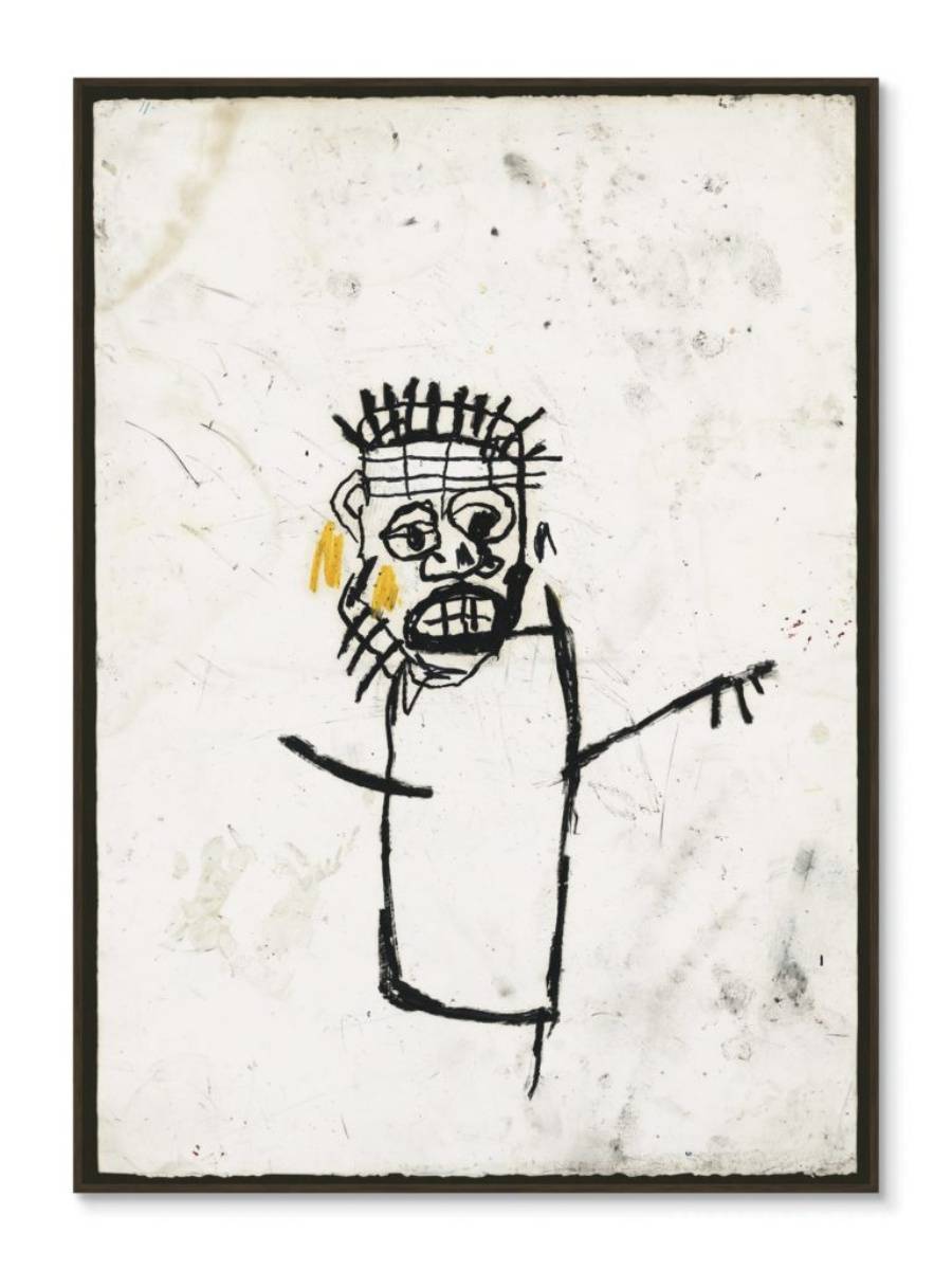 $!Subastarán un autorretrato de Basquiat de la colección del bajista de U2