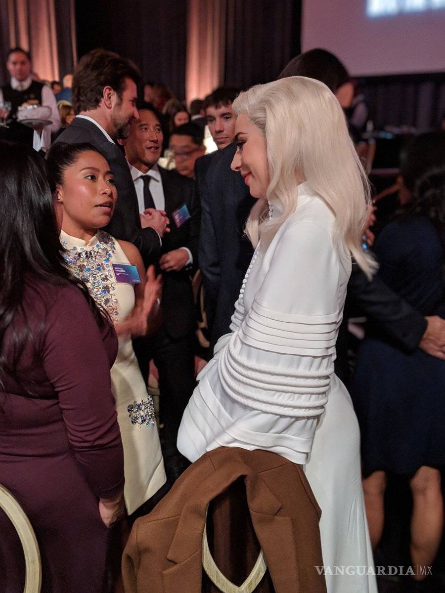 $!El encuentro entre Yalitza Aparicio y Lady Gaga