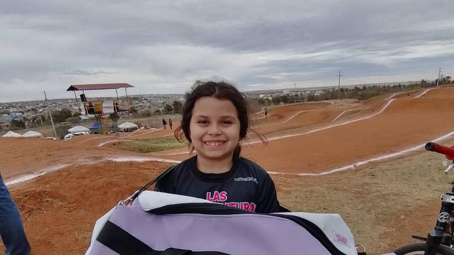 Bayolet Acosta, en el primer día, fue la triunfadora en la categoría de 7 y 8 años femenil expertos.