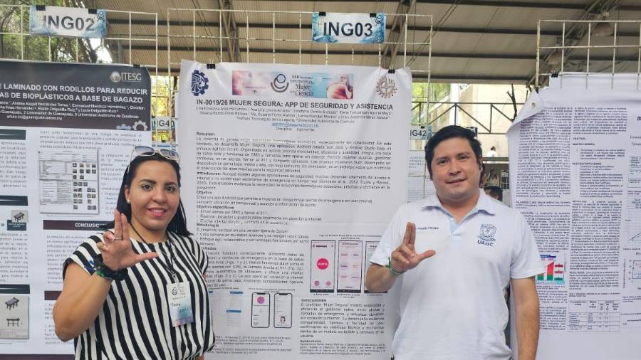 Académicos de la Unidad Laguna representaron a la UAdeC en el XXIII Encuentro “Participación de la Mujer en la Ciencia”, celebrado en León, Guanajuato.