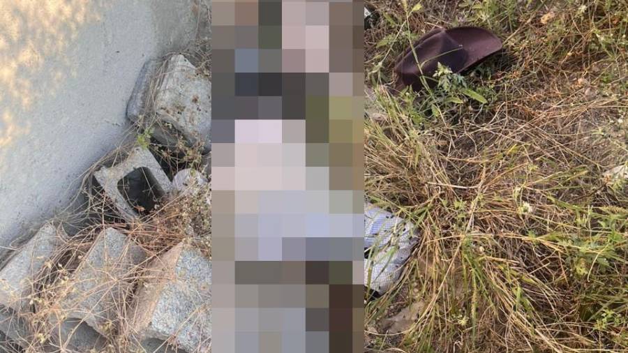 En la zona de los hechos se encontró con el cuerpo de un hombre de la tercera edad.