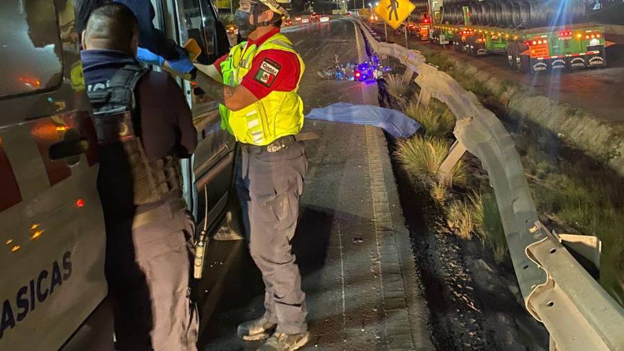 Joven motociclista pierde la vida en accidente vial, en Ramos Arizpe