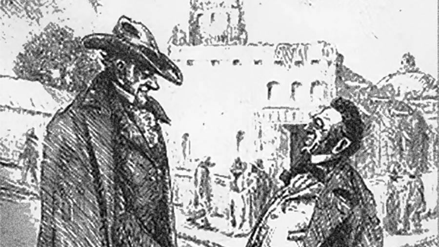 Encuentro histórico en San Antonio, Texas, entre el Barón de Bastrop y Moses Austin que cambiaría para el destino y futuro de Texas.