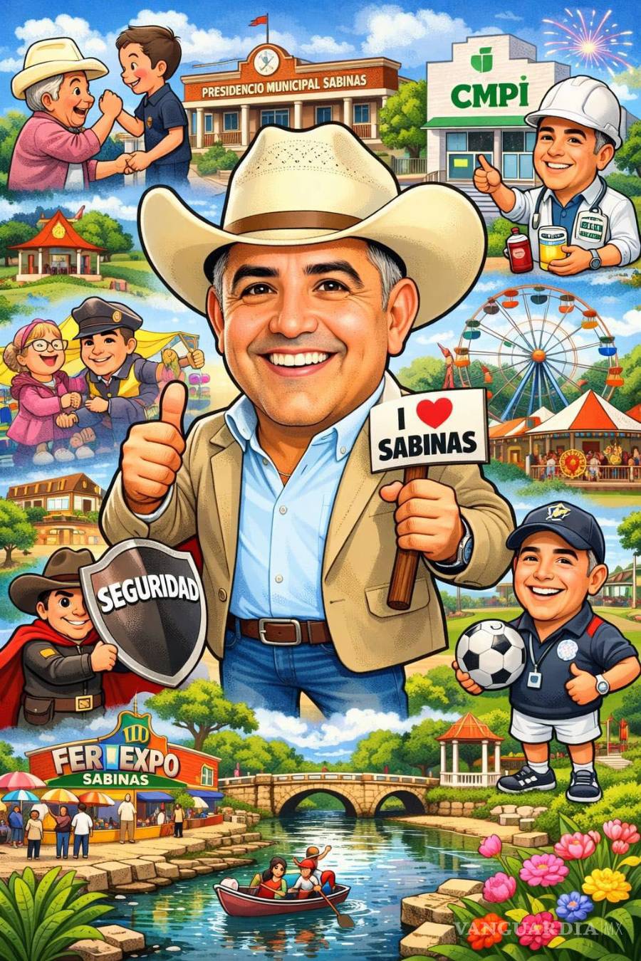 $!“Chano” Díaz, alcalde de Sabinas, Coahuila.