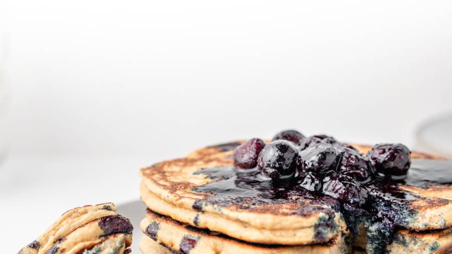 Delicia. Los blueberry pancakes son la propuesta dulce para cerrar este menú semanal.