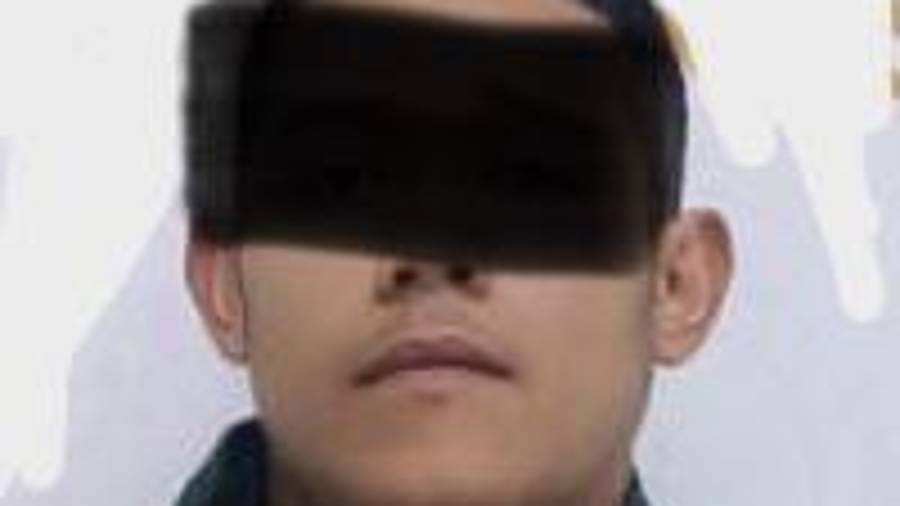 El joven fue detenido en posesión de la droga.