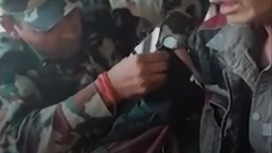 Lu Haitao, ciudadano chino rescatado diez días después de las inundaciones en Nepal
