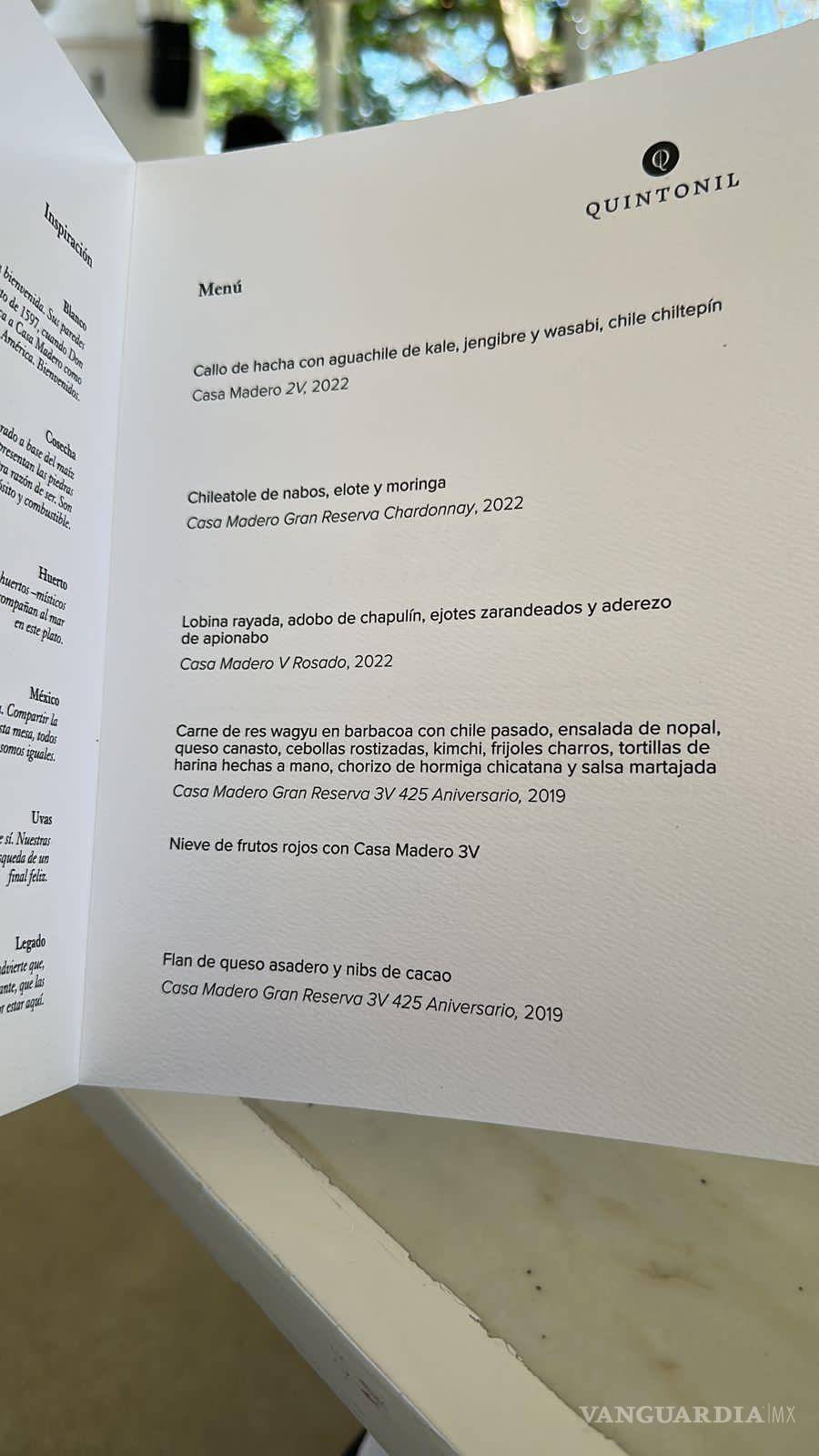 $!El evento estuvo acompañado de una comida preparada con los mejores vinos de Casa Madero.