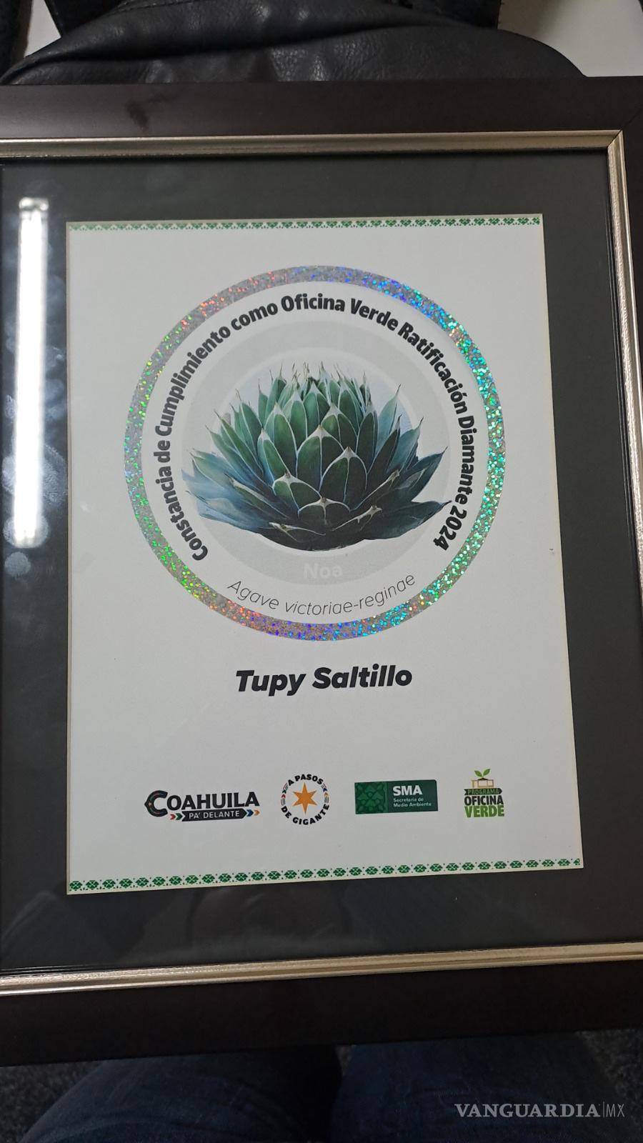 $!La planta Saltillo de TUPY fue reconocida con el Nivel Diamante.