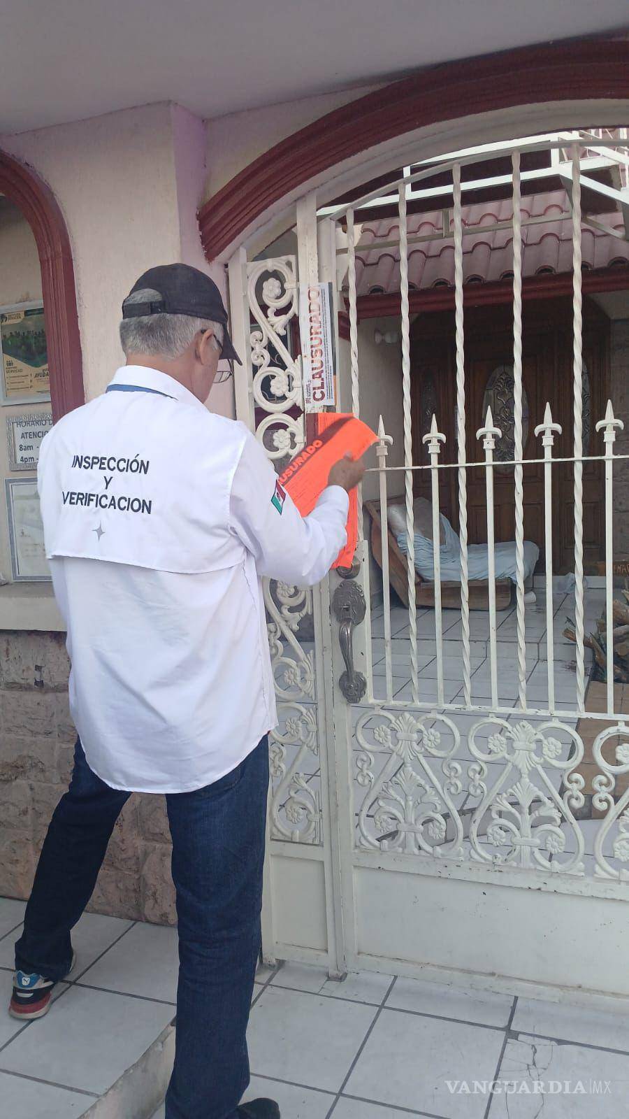 $!La Dirección de Inspección y Verificación colocó los sellos de clausura.