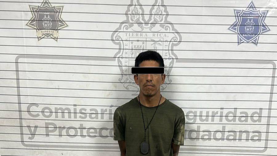 El sujeto fue puesto a disposición de las autoridades.