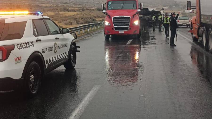 La circulación estuvo paralizada durante horas.