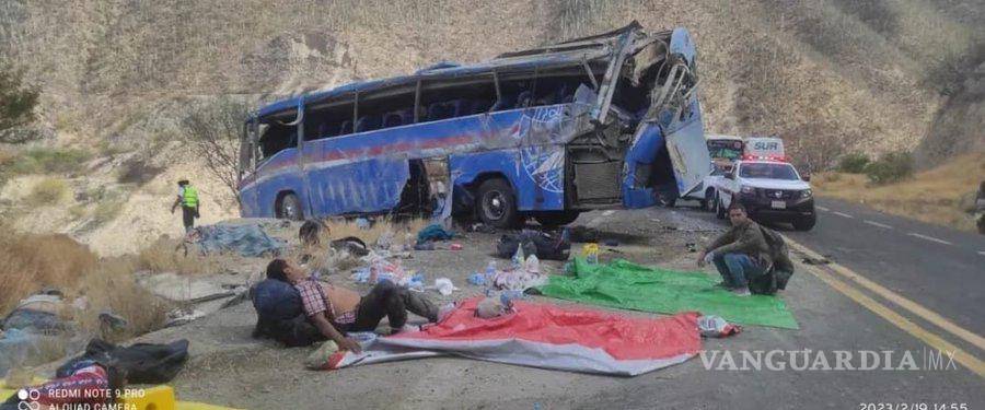 $!Mueren 13 migrantes en un camionazo en Puebla