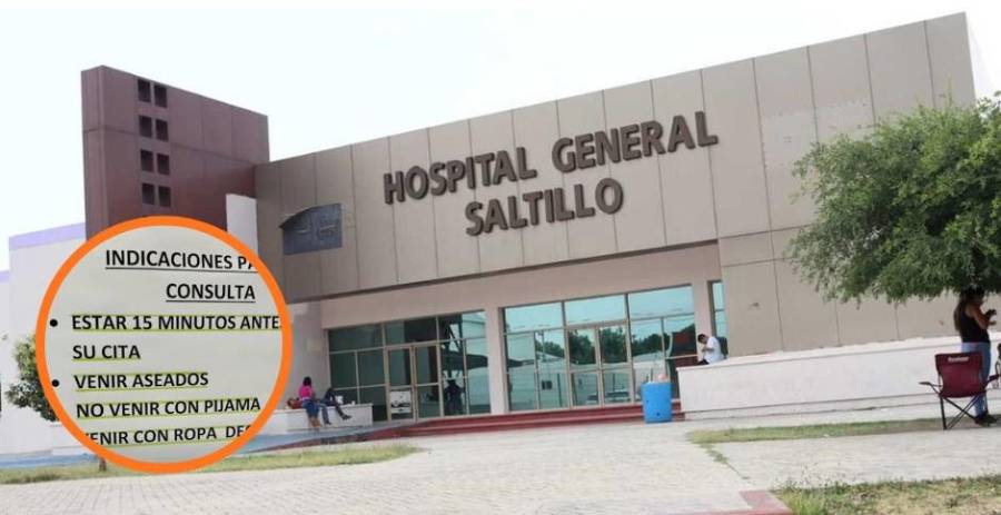 Usuarios de redes sociales reaccionaron a la nueva disposición del Hospital General de Saltillo, que solicita a los pacientes acudir sin pijamas.