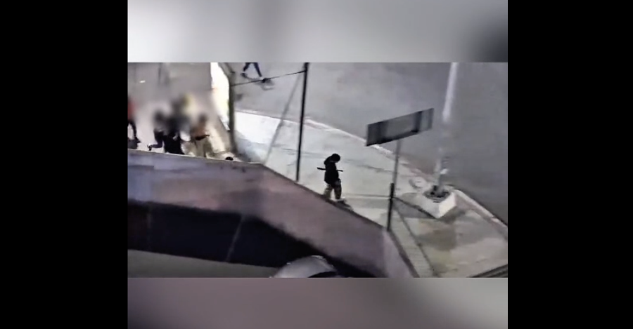 Elementos de la Policía Municipal intervinieron al grupo de menores en las inmediaciones del Periférico Luis Echeverría y Manuel W. González.