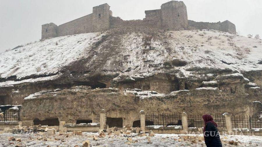$!Castillo de casi 2 mil años no soportó el terremoto de Turquía