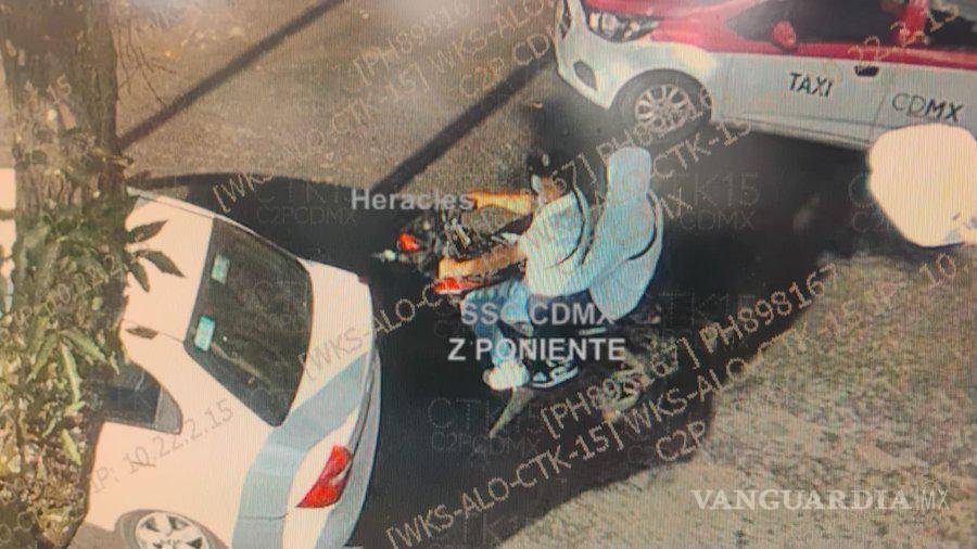 $!Captura del vídeo e cámaras sobre los atacantes