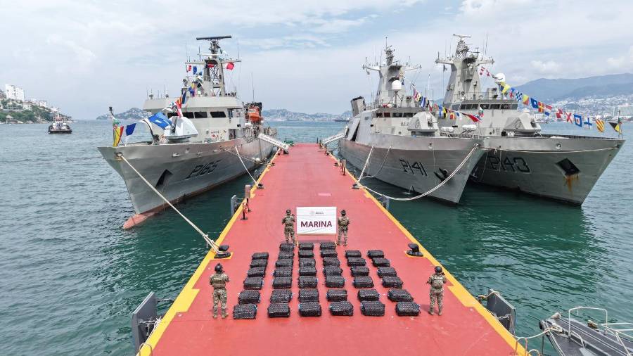 El secretario de Marina dijo que las capacidades militares utilizadas para vigilar los mares son herramientas para salvar vidas.