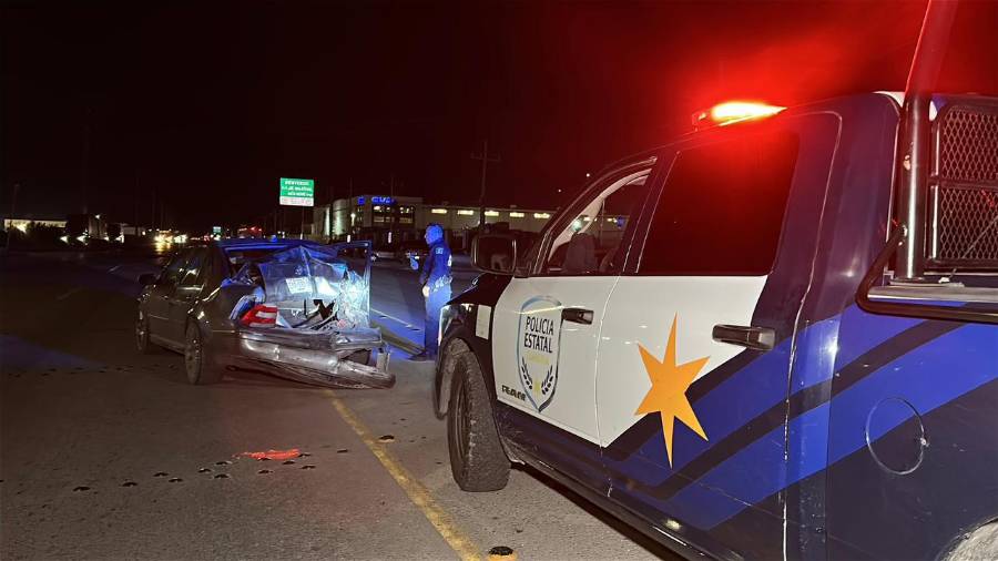 El joven fue trasladado a la Clínica 1 del IMSS para recibir atención médica.