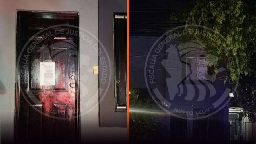 Agentes de la AEI catearon la vivienda del padre del menor de 14 años que sobrevivió a la masacre en Montemorelos
