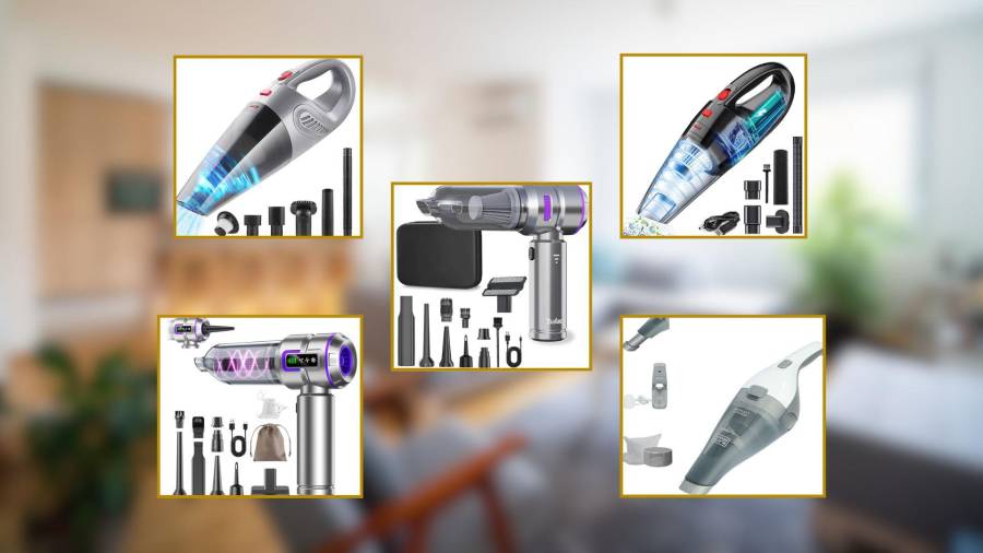 Las 5 mejores aspiradoras de mano de Amazon para la limpieza de tu hogar y tu coche.