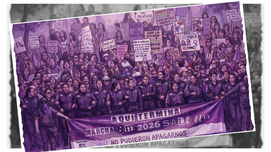 NosotrAs: En Saltillo no marchamos con la policía