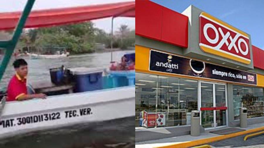 OXXO lancha de Tecolutla, Veracruz