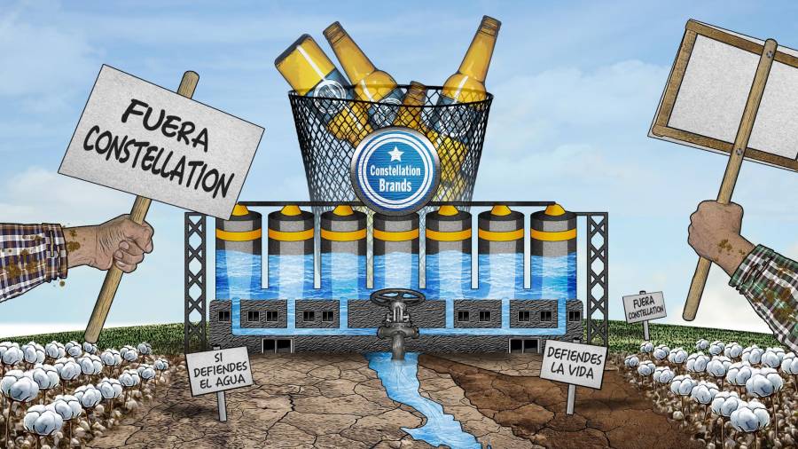 La cervecera que se va de Mexicali, pero pelea por el agua