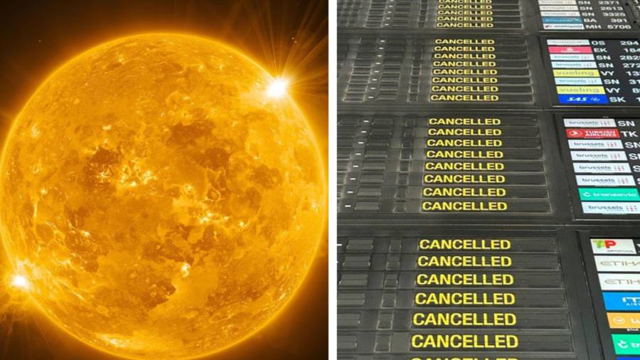 La imagen ilustra vuelos cancelados anteriormente. FOTO: Vanguardia y AP