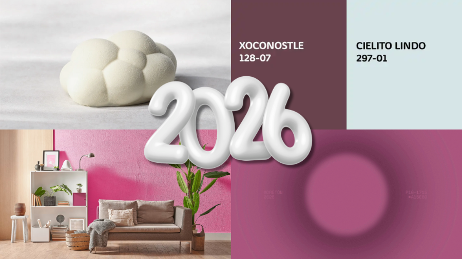 Pantone, Trendo, Comex y Berel revelaron sus colores del año 2026, mostrando interpretaciones opuestas que reflejan serenidad, resistencia, dualidad e identidad cultural en México