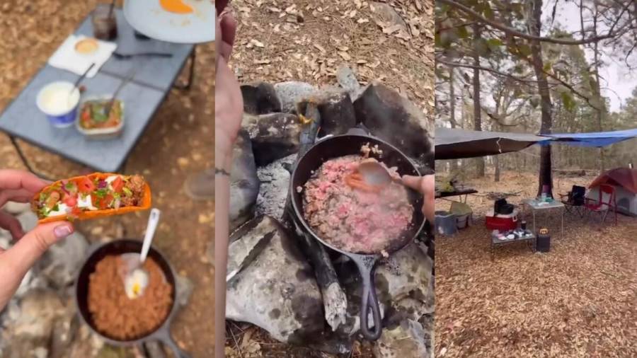 La chef Cecilia González causó la molestia de usuarios de redes sociales porque se le ocurrió encender una fogata en pleno sierra.