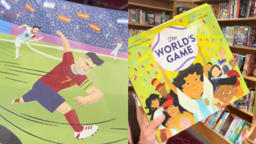 Las páginas de The World’s Game mostraron a Ferran Torres como figura decisiva ante Argentina, una coincidencia que se volvió viral.