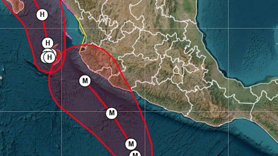 El ciclón tropical Trudy podría escalar a huracán categoría 4 frente al Pacífico mexicano. Revisa el pronóstico y los estados en alerta.