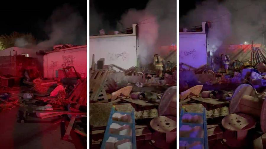 Las llamas consumieron parte del inmueble antes de ser controladas, sin que se reportaran personas lesionadas.