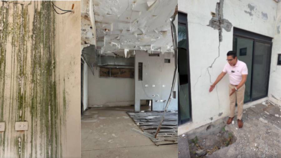 El creador de contenido afirmó que las primeras grietas aparecieron apenas un mes después de que la casa fue habitada.