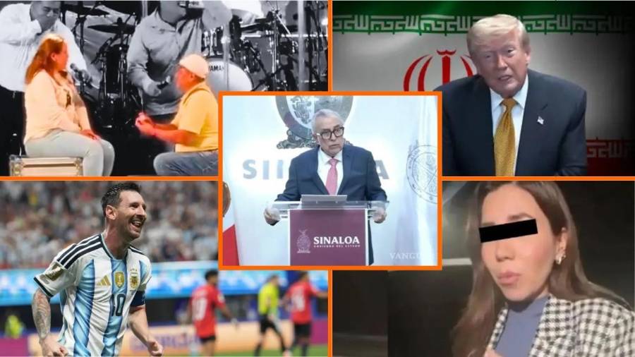 Noticias para el fin de semana: Conmociona feminicidio de Diana; Reaparece Rocha Moya; Vinculan a Tania ‘N’; Trump vs. Irán; Cuartos de Final Mundial 2026.