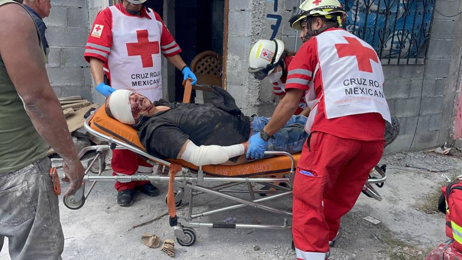 El hombre presentó múltiples lesiones