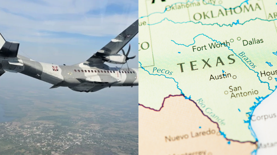 Fallecen dos personas tras desplome de aeronave militar de México en Texas