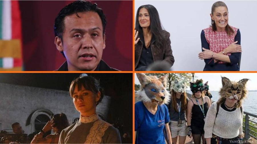 Claudia Sheinbaum y Salma Hayek impulsan cine y series en México con nuevos incentivos: “Quizá lo que no teníamos era esta presidenta”. La actriz de Hollywood reconoció a la CSP por impulsar y apoyar el cine mexicano.